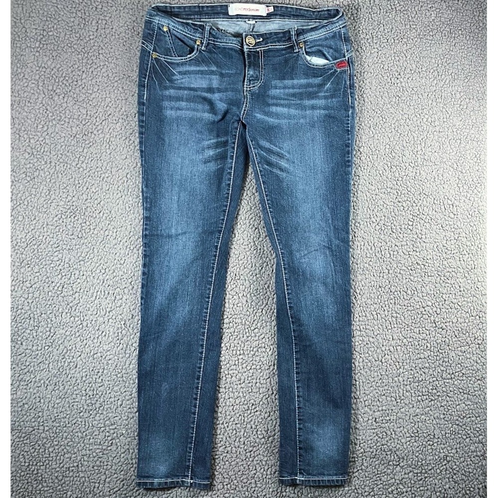 Ecko Red Denim Juniors Size 11/12 Dark Wash Skinny Jeans Y2K Streetwear